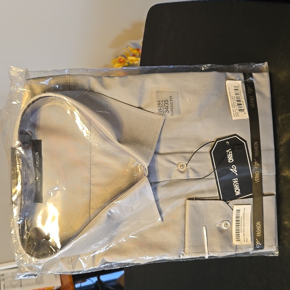 VF Mens Long Sleeve Gray Dress Shirt ⭐️  ⭐️NEW ✨️⭐️